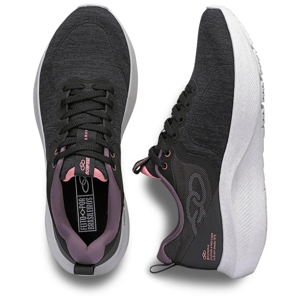 Zapatilla Running Mujer Griff Negro-3