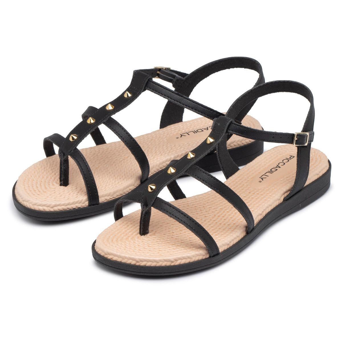 Sandalia Mujer Negro Adla 534 Piccadilly-1