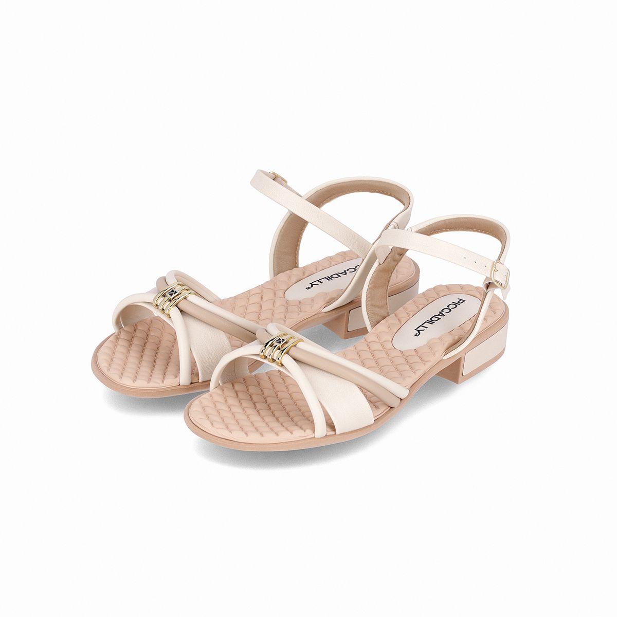 Sandalia Taila Nude/Blanco Piccadilly-0