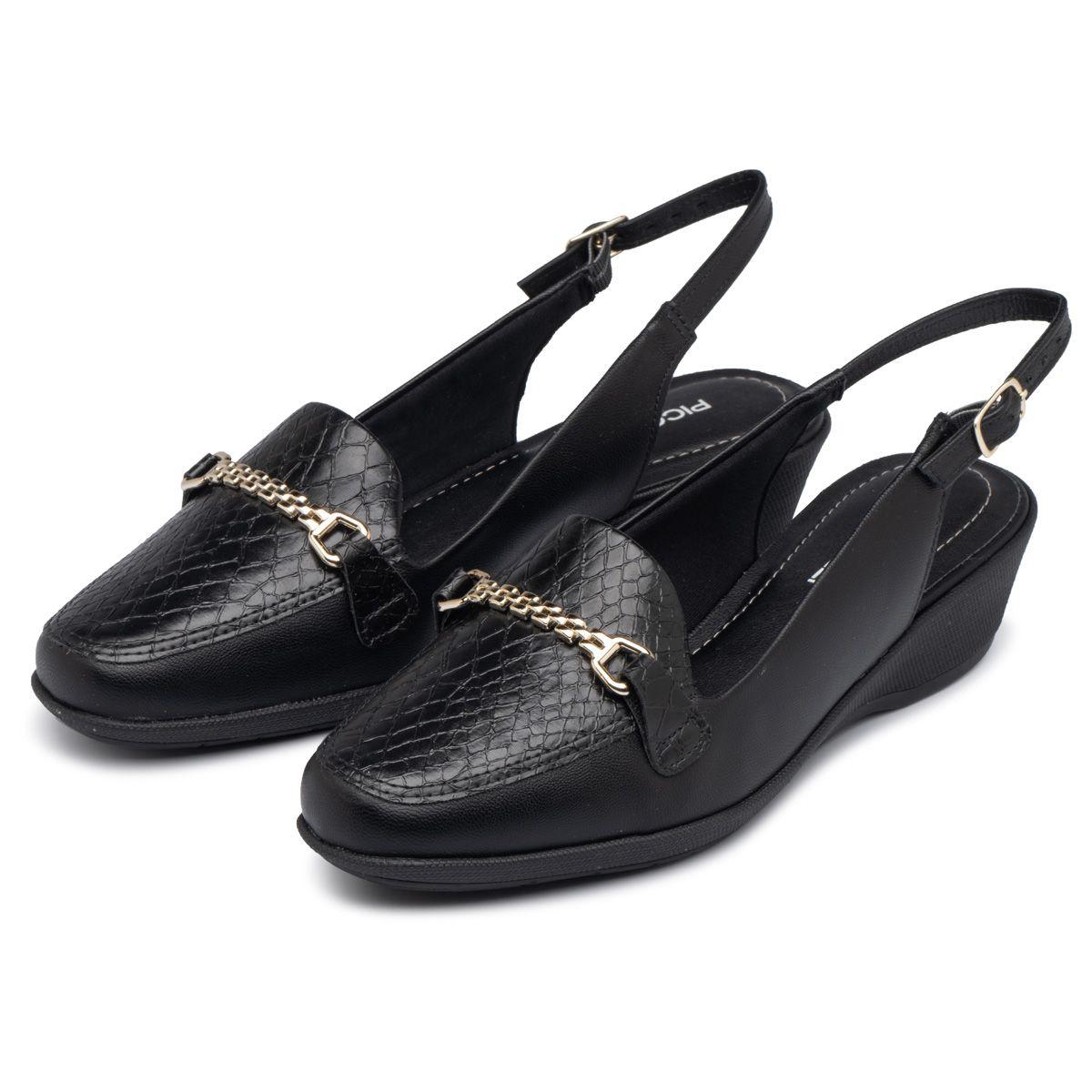 Zapato Mujer Negro/Dorado Ivone Piccadilly-1