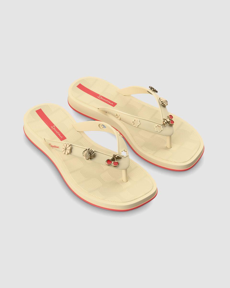 Sandalia Mujer Beige Pin Mania Ipanema-1