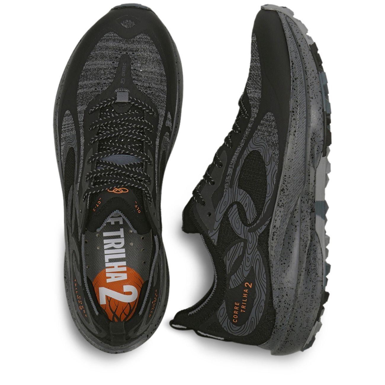 Zapatilla Trail Running Hombre Corre Trilha 2 Negro-2