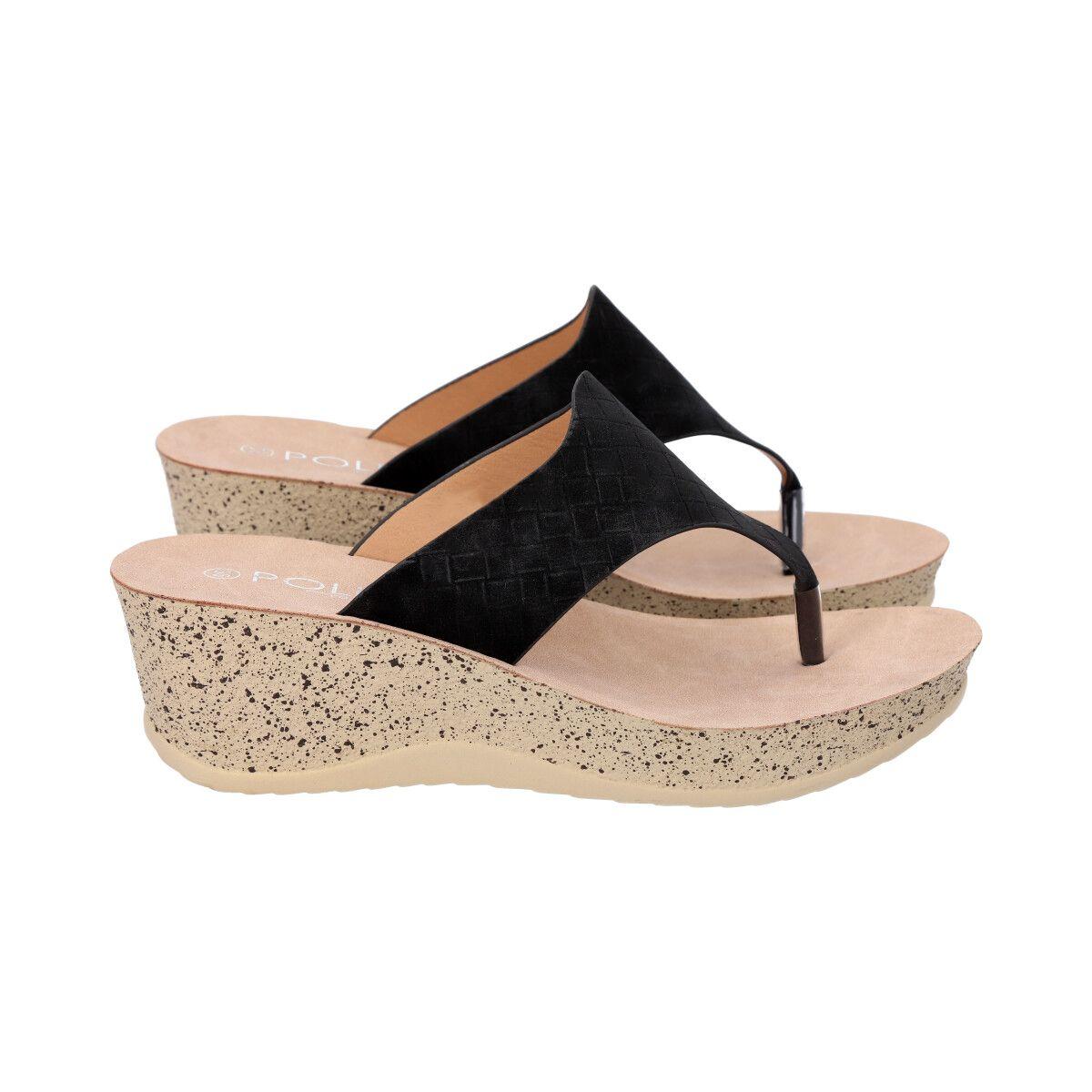 Sandalia Thalia Negro Police-2