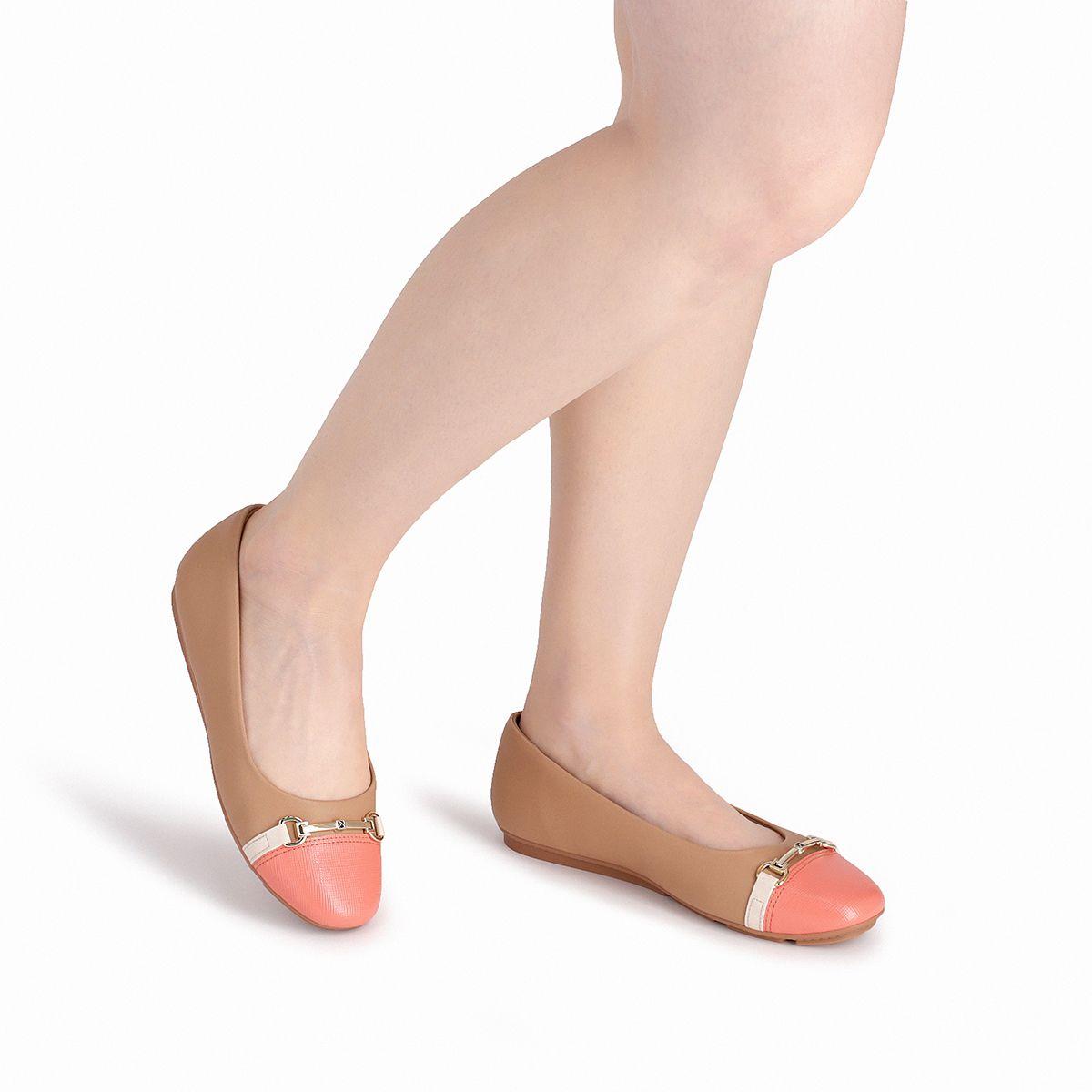 Ballerina Michele Nude/Coral Piccadilly-1