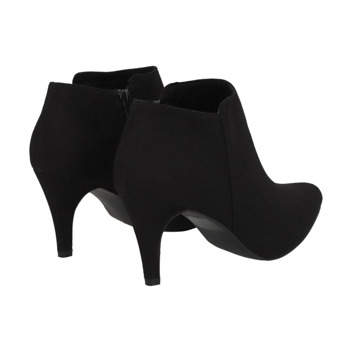 Botin Mujer Negro Lia Police-3