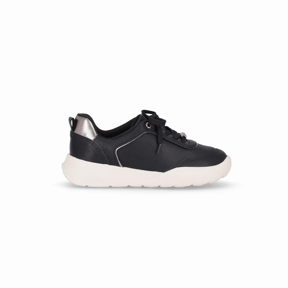 Zapatilla Mujer Negro Fascitis 965 Piccadilly-0