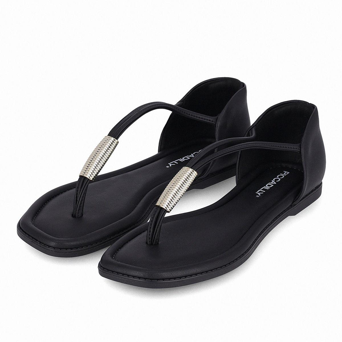 Sandalia Mujer Negro/Plata Gabi 116 Piccadilly-2