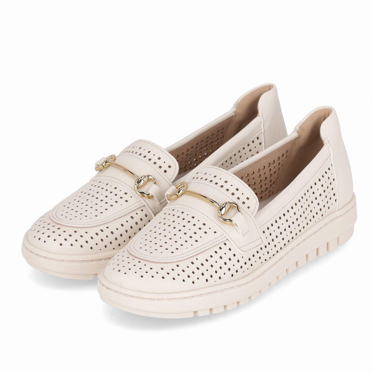 Zapatilla Mujer Crema/Dorado Nici Piccadilly-3