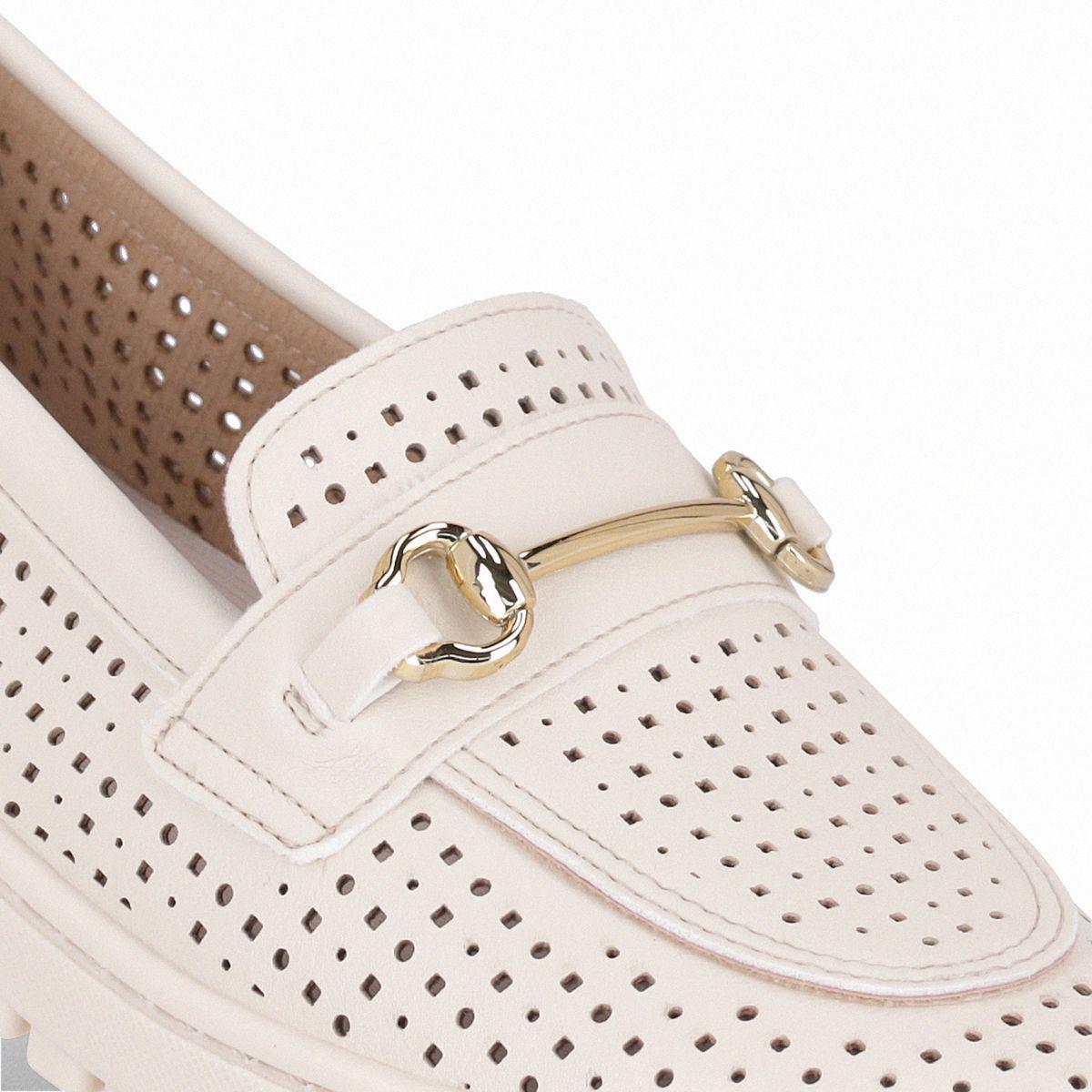 Zapatilla Mujer Crema/Dorado Nici Piccadilly-4