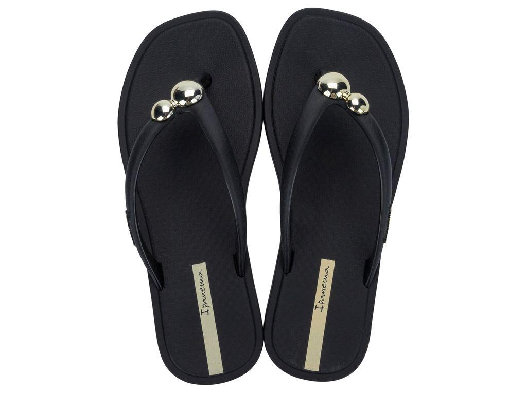 Sandalia Mujer Negro Metal Chic Ipanema-0