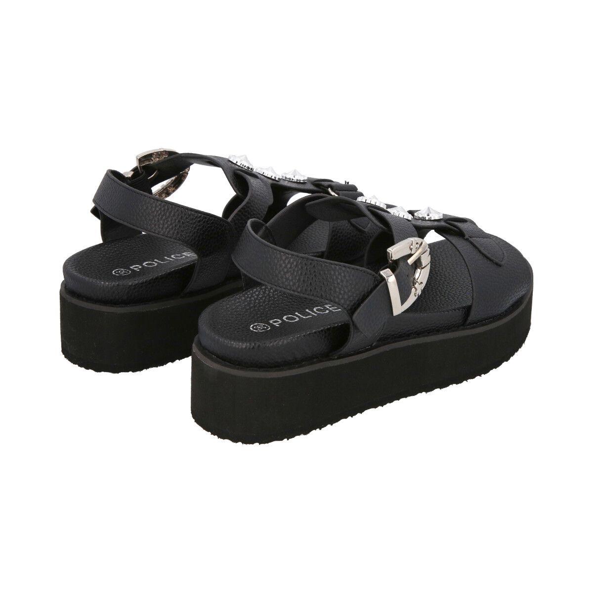 Sandalia Fresh Negro Police-4