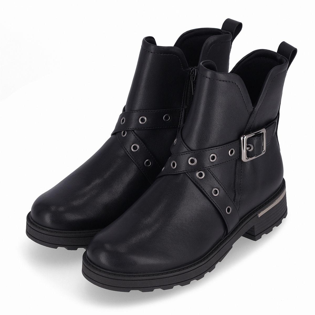 Botin Mujer Negro Gisa 209 Piccadilly-1
