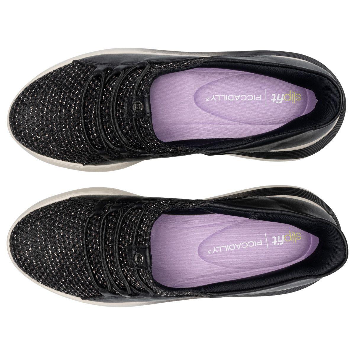 Zapatilla Mujer Negro SlipFit Piccadilly-2