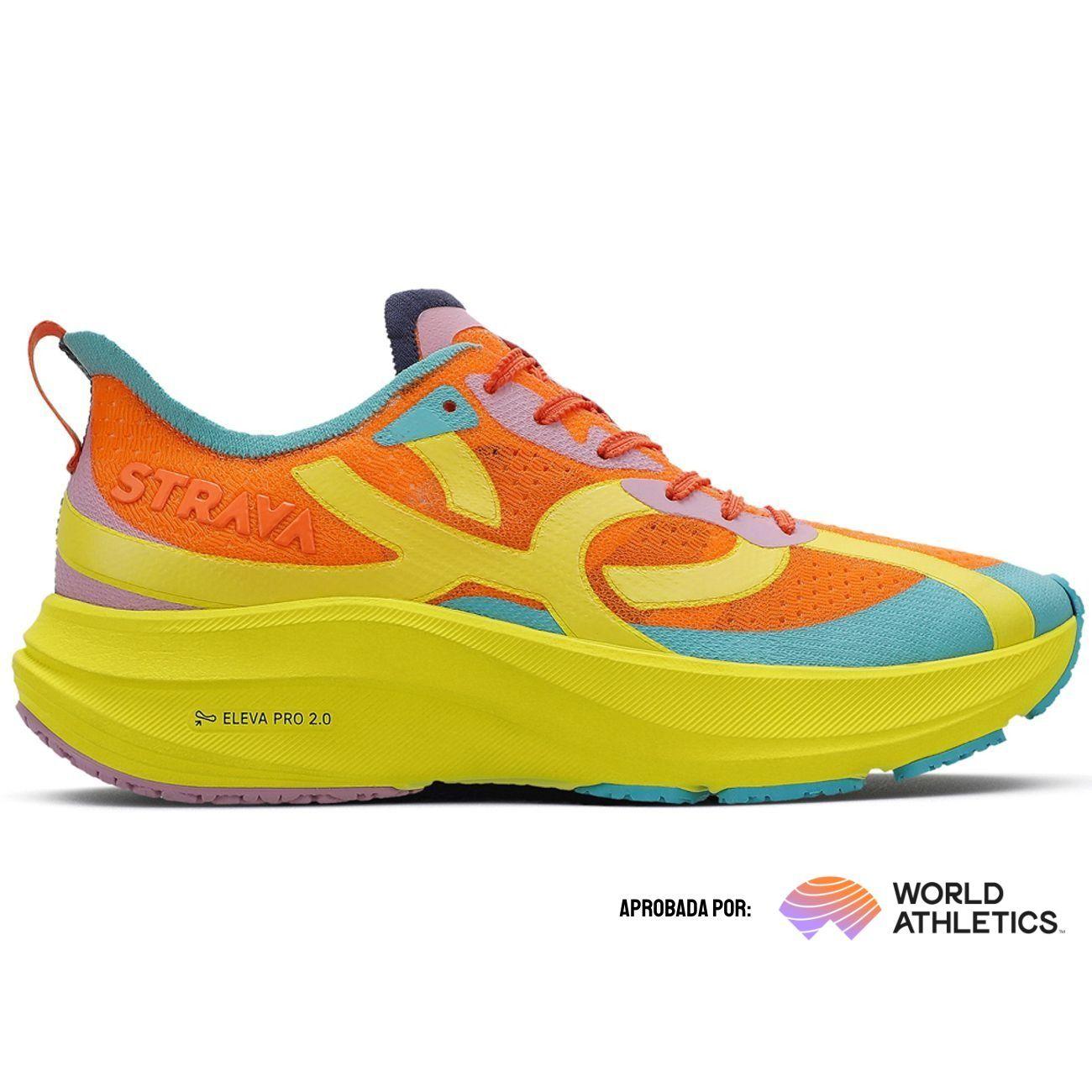 Zapatilla Running Mujer Corre 4 STRAVA Multicolor-0