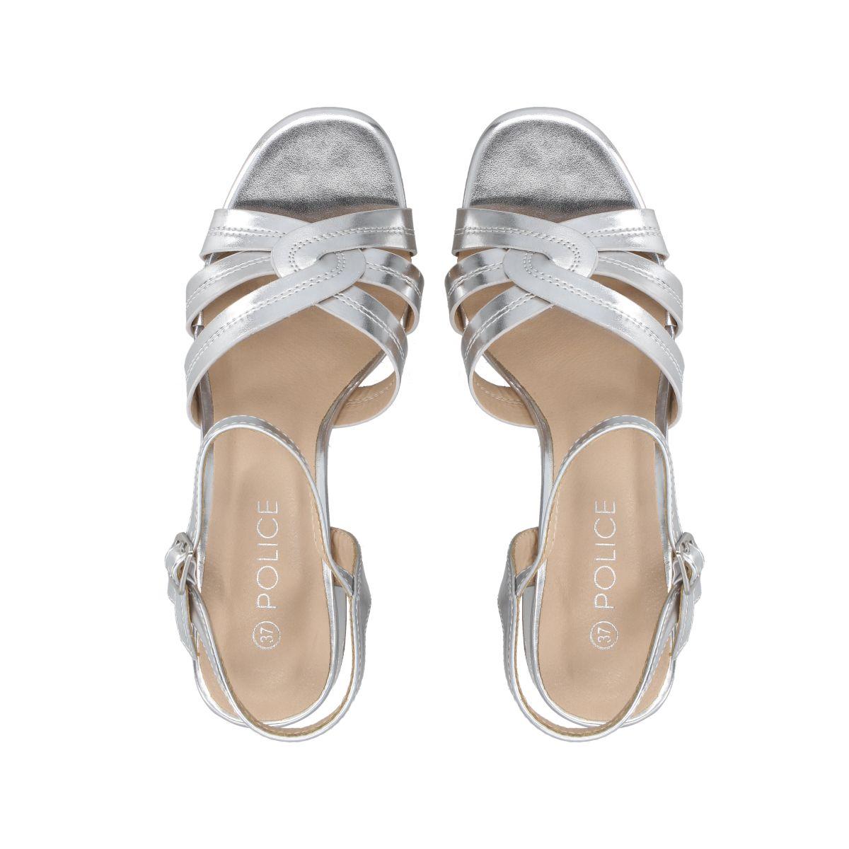 Sandalia Mujer Plata Gala Police-1