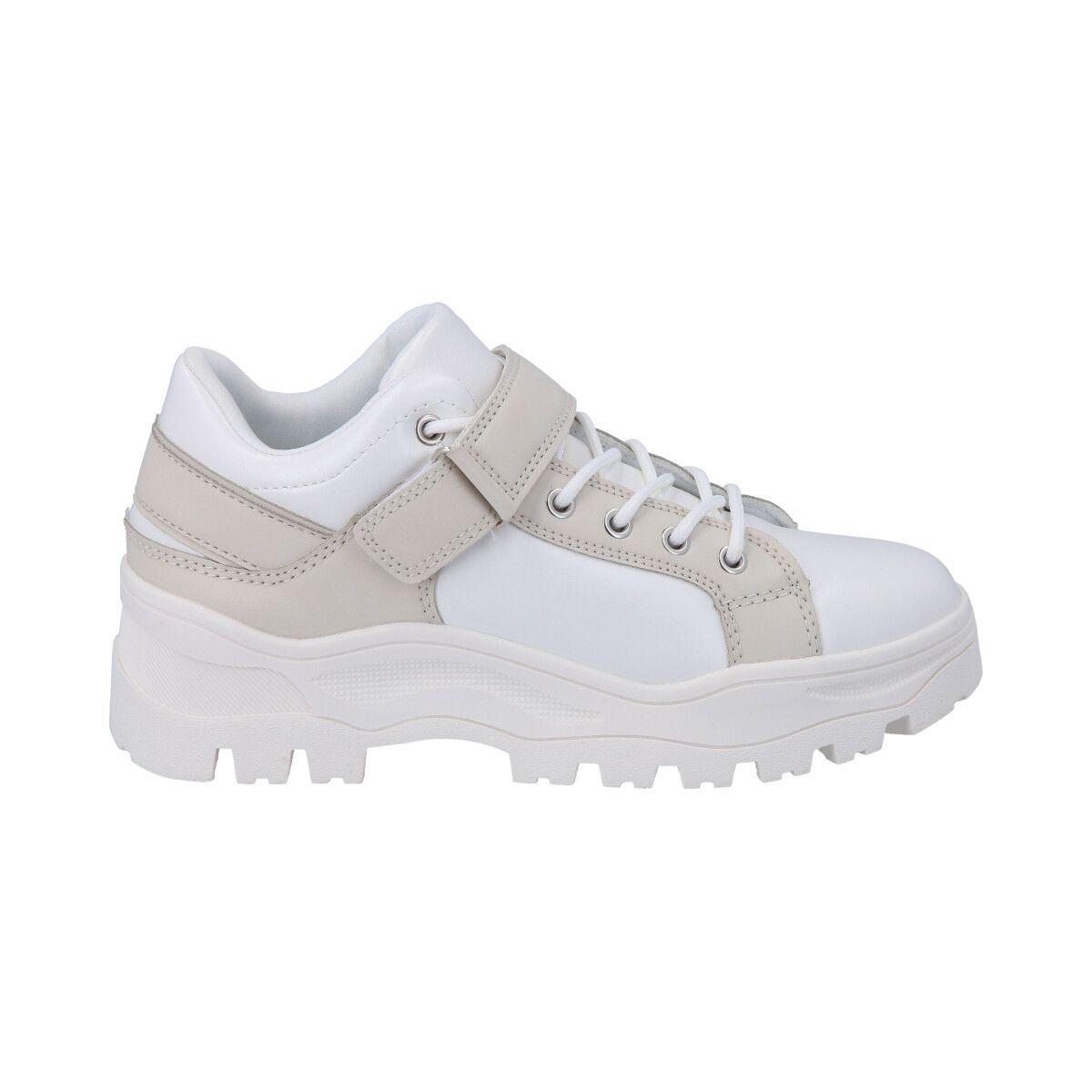 Zapatilla Mujer Blanco Solid Police-0