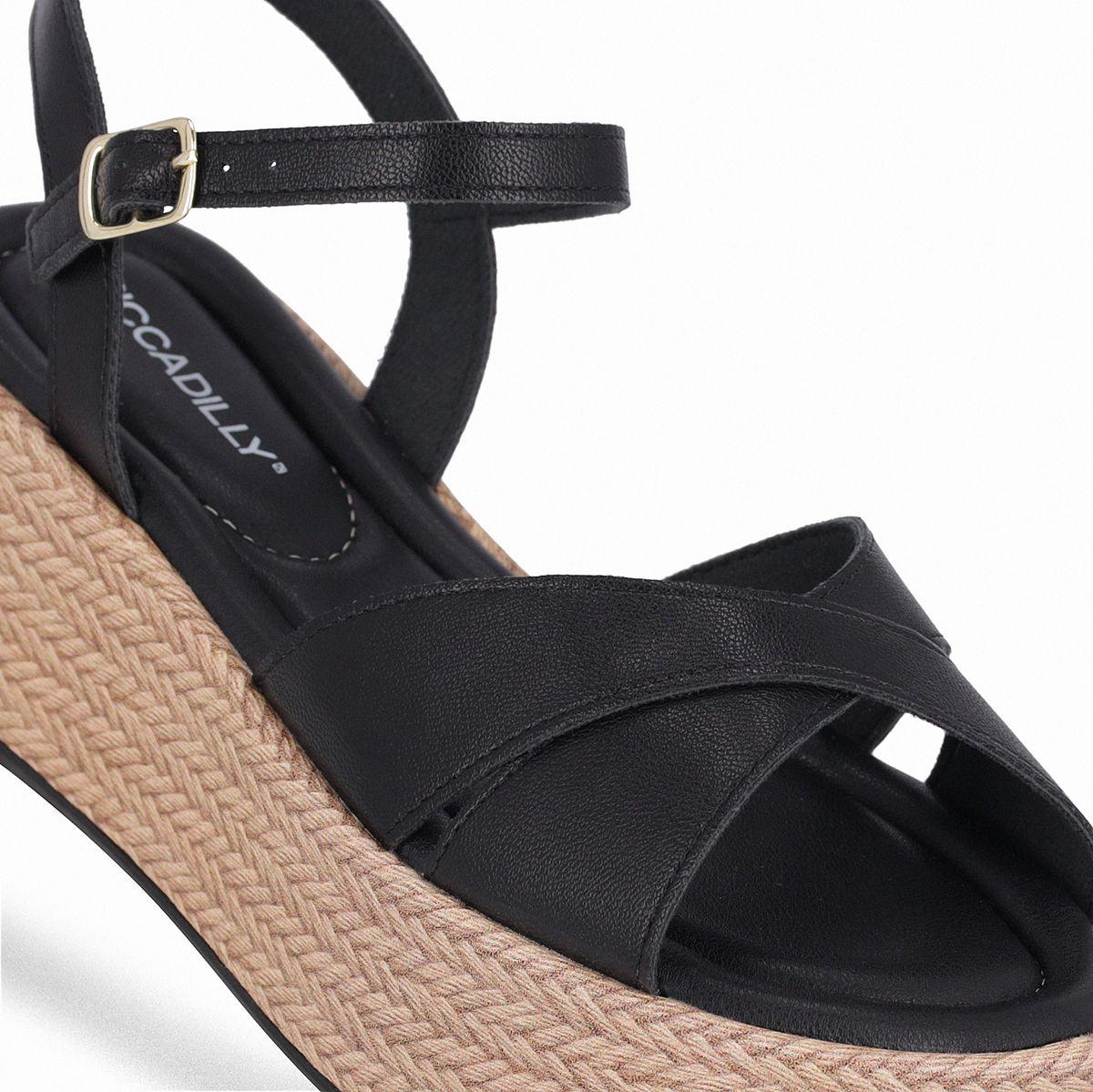 Sandalia Mujer Negro Leia 49 Piccadilly-4