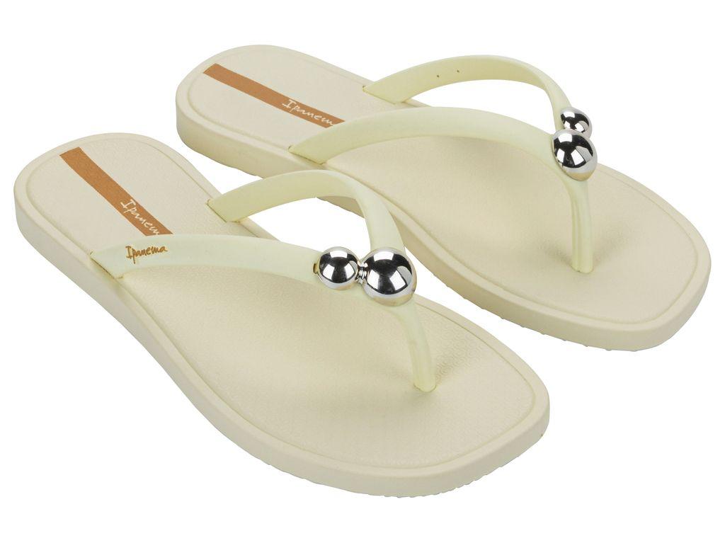 Sandalia Mujer Beige Metal Chic Ipanema-1