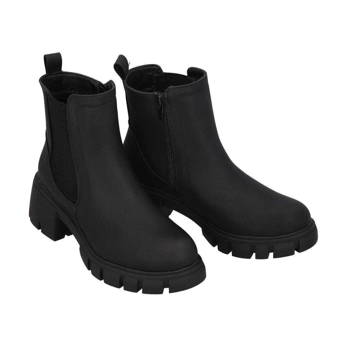 Botin Mujer Negro Nerax Police-1