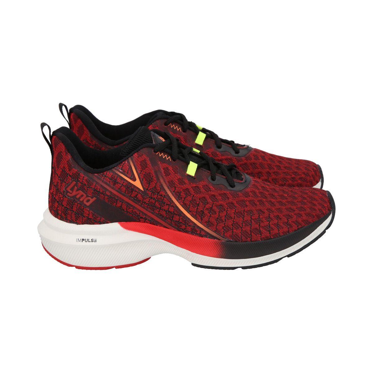 Zapatilla Hombre Grid Rojo Lynd-2