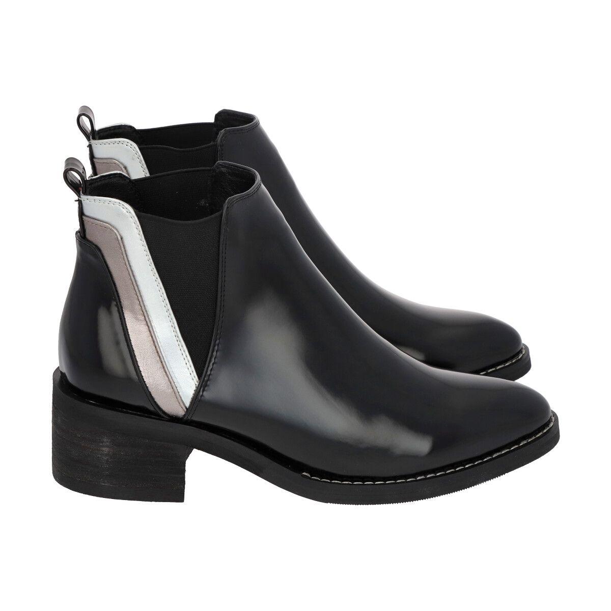 Botin Mujer Negro Tali 58 Police-2
