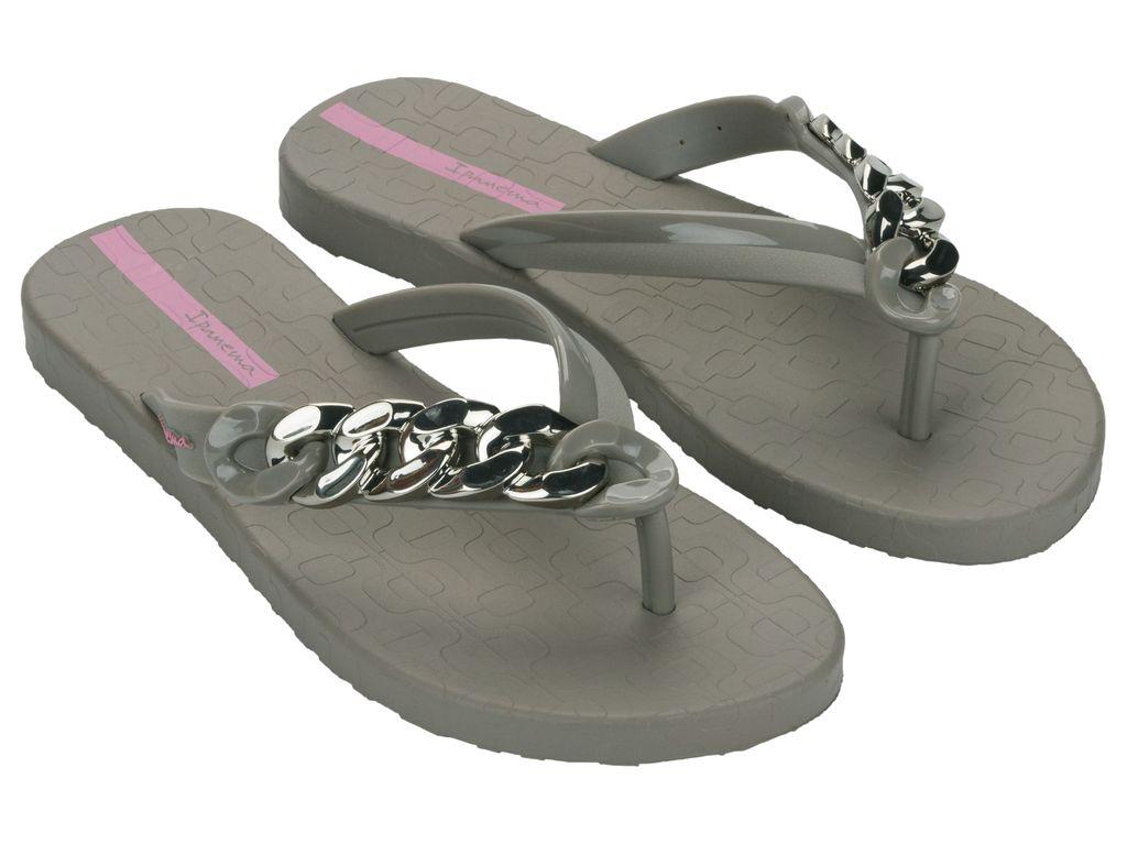 Sandalia Mujer Verde/Gris Metal Glam Ipanema-1