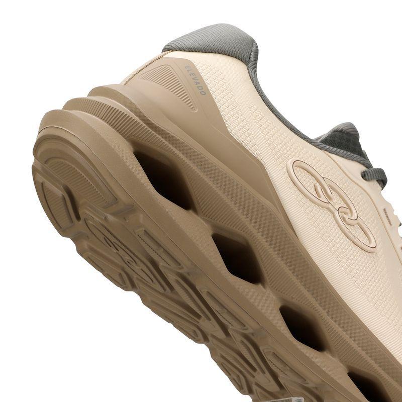 Zapatilla Hombre Elevado Café/Algodón-7