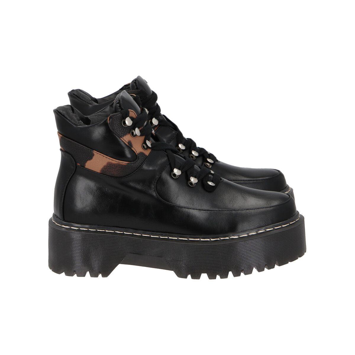 Botin Mujer Negro Candela Police-2