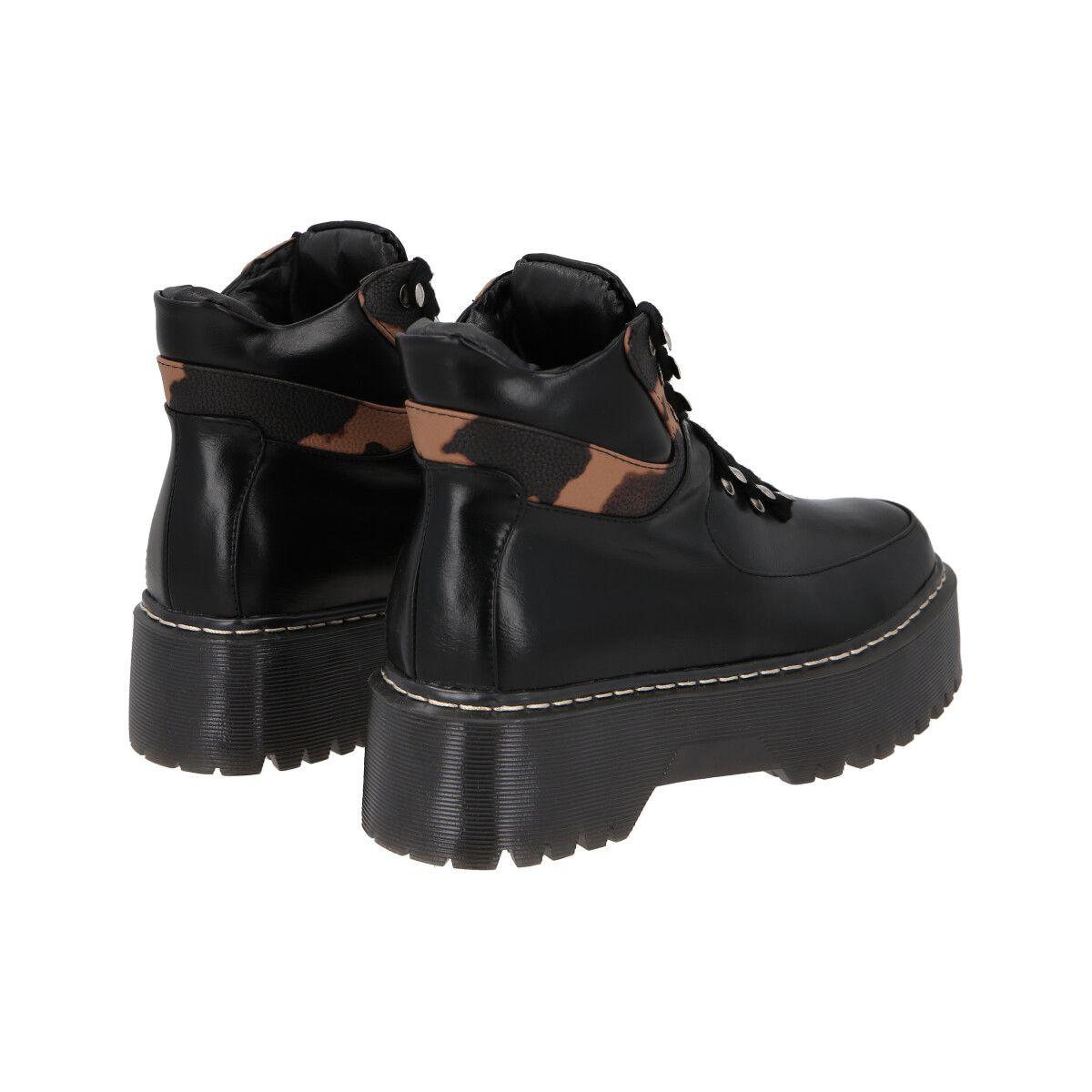 Botin Mujer Negro Candela Police-4