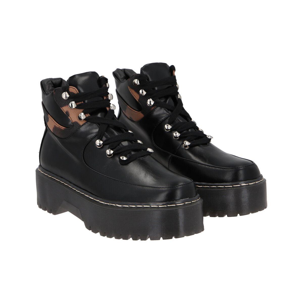 Botin Mujer Negro Candela Police-3