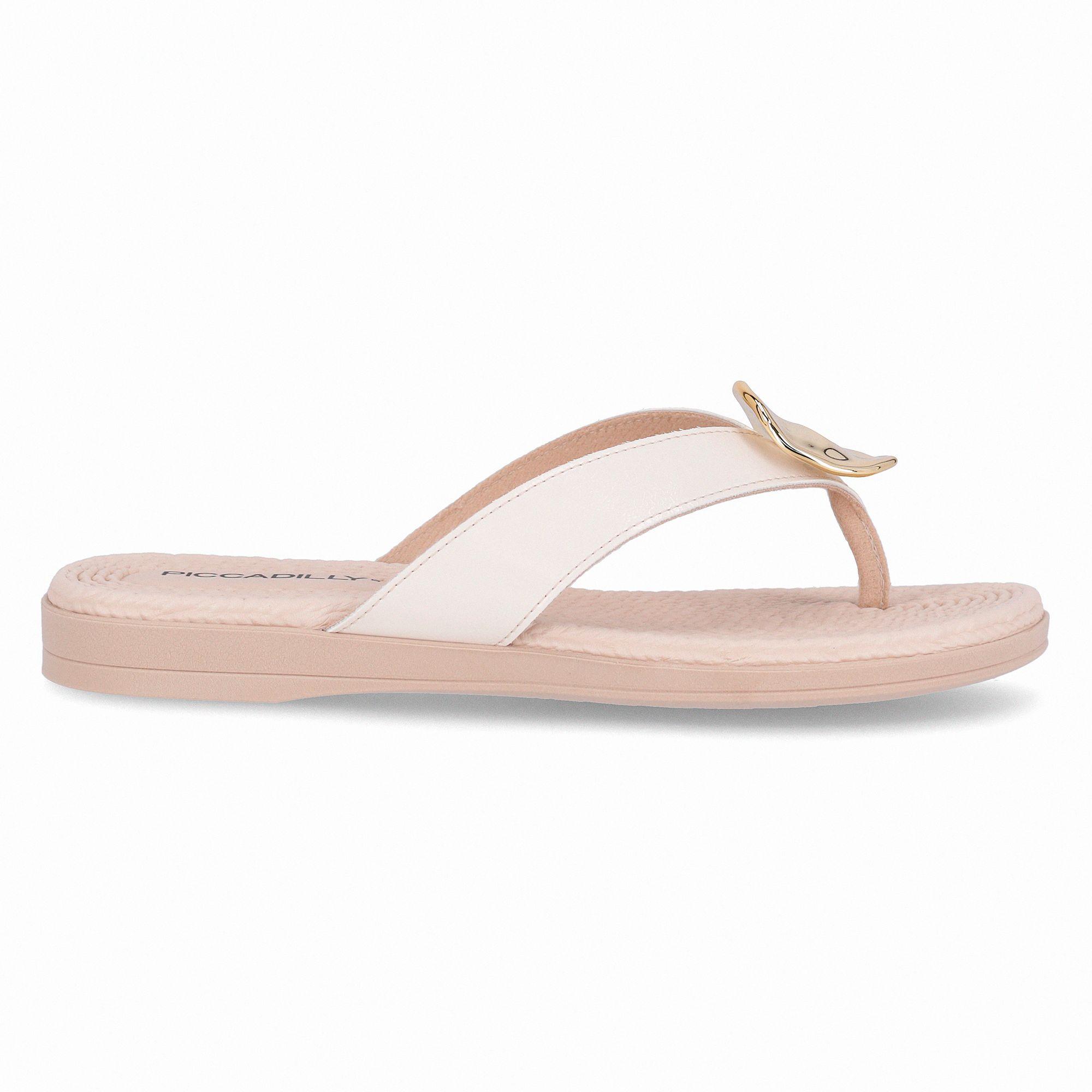 Sandalia Mujer Crema/Dorado Adla 140 Piccadilly-0