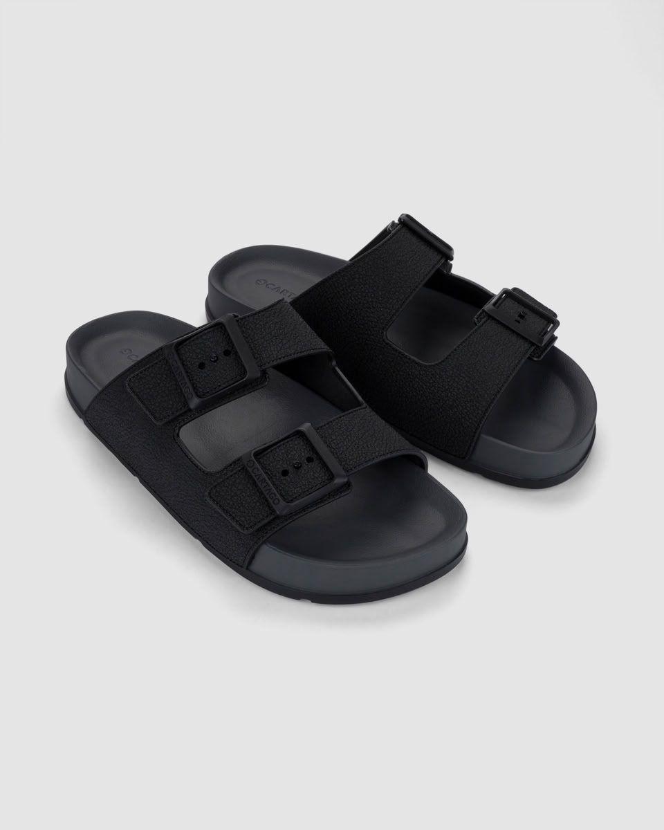 Sandalia Hombre Gris/Negro Milan III Cartago-2