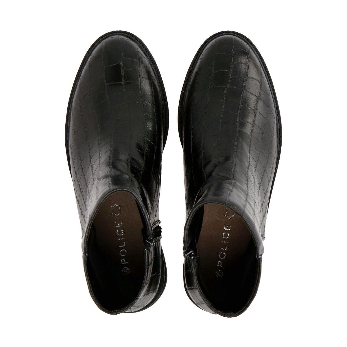 Botin Black  Negro Police-1