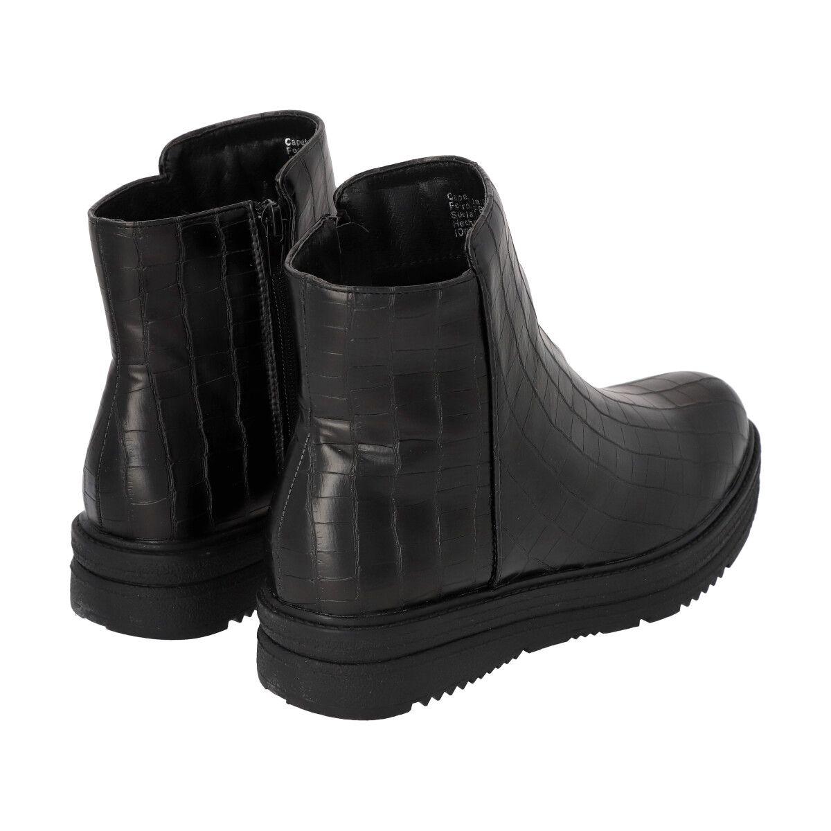 Botin Black  Negro Police-4