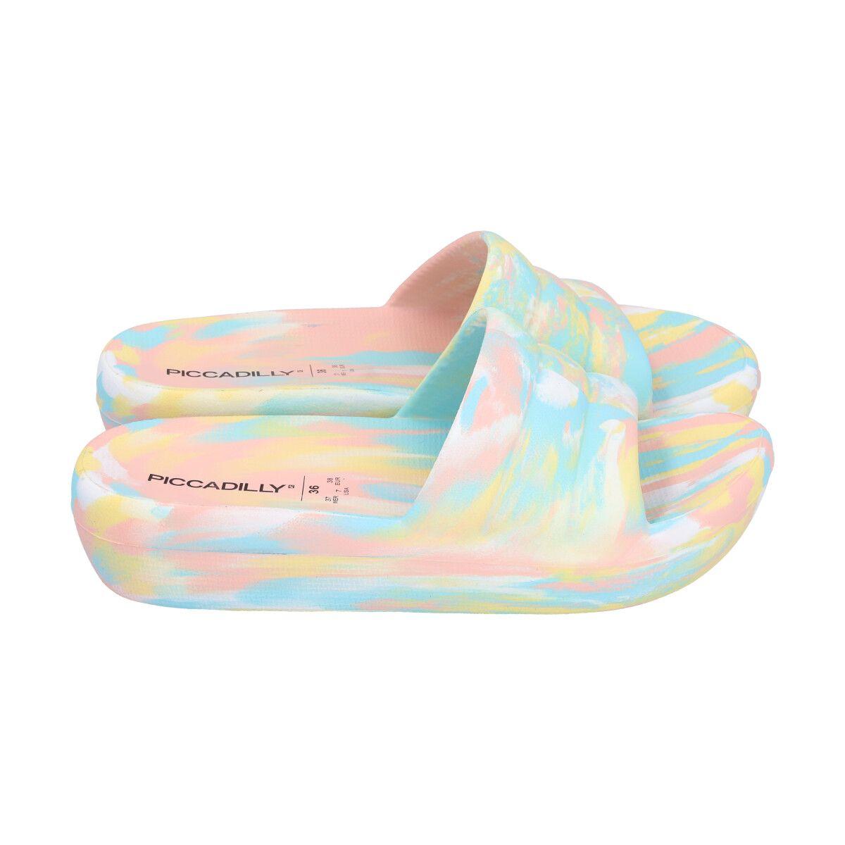 Sandalia Marshamallow Multicolor Piccadilly-2