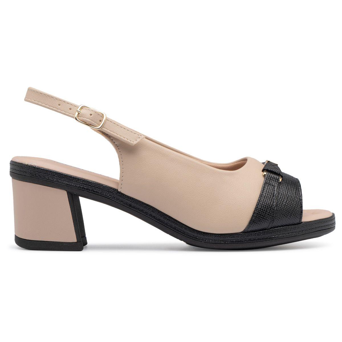 Zapato Mujer Marfil/Negro Paola Piccadilly-0