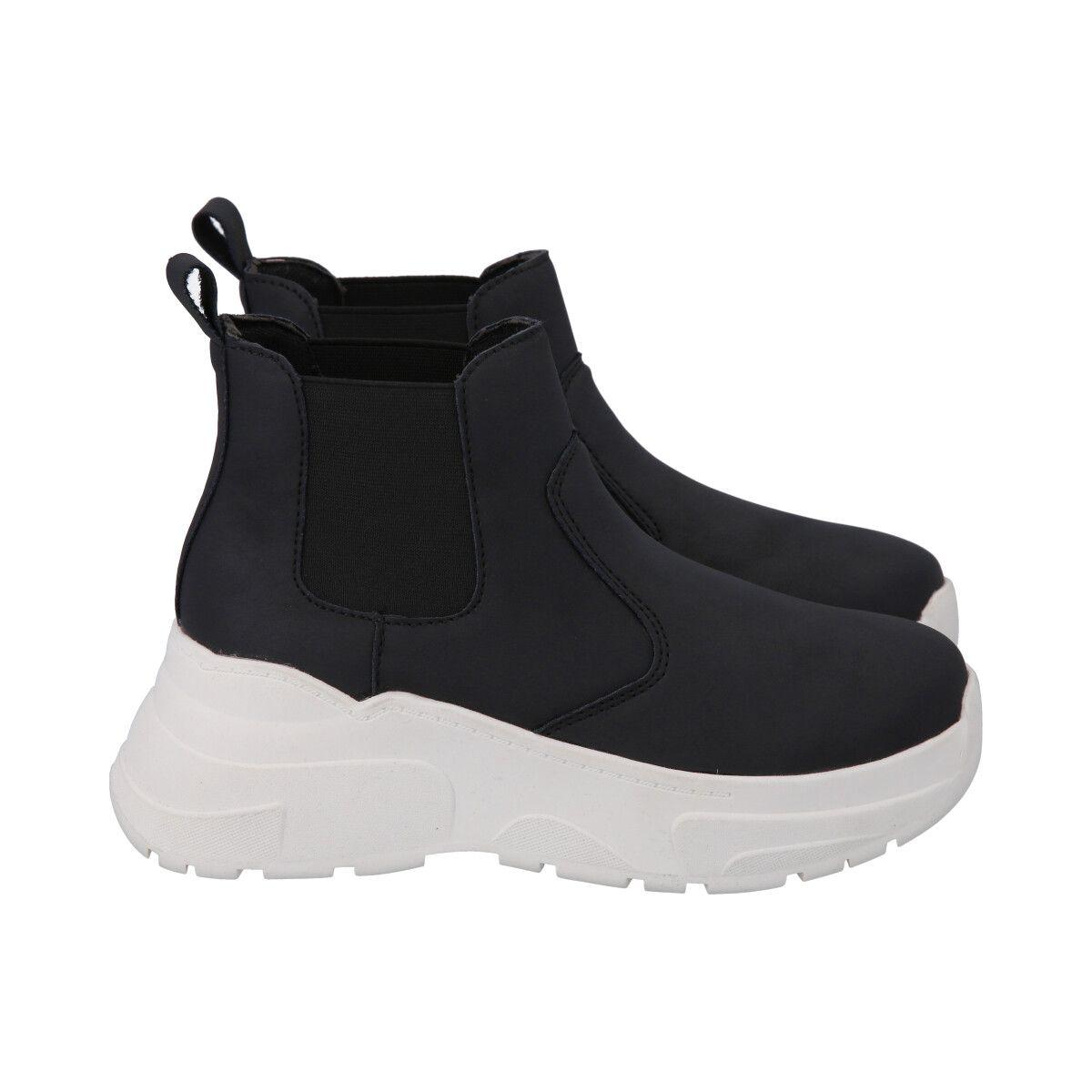 Botin Mujer Negro Dunkin Police-1