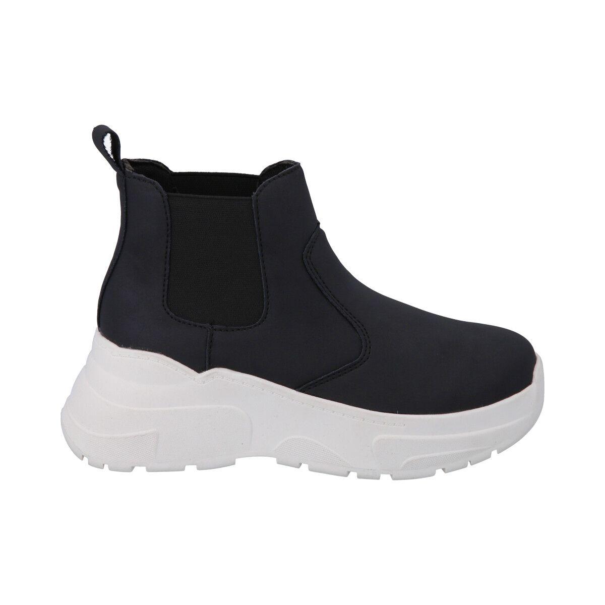 Botin Mujer Negro Dunkin Police-0