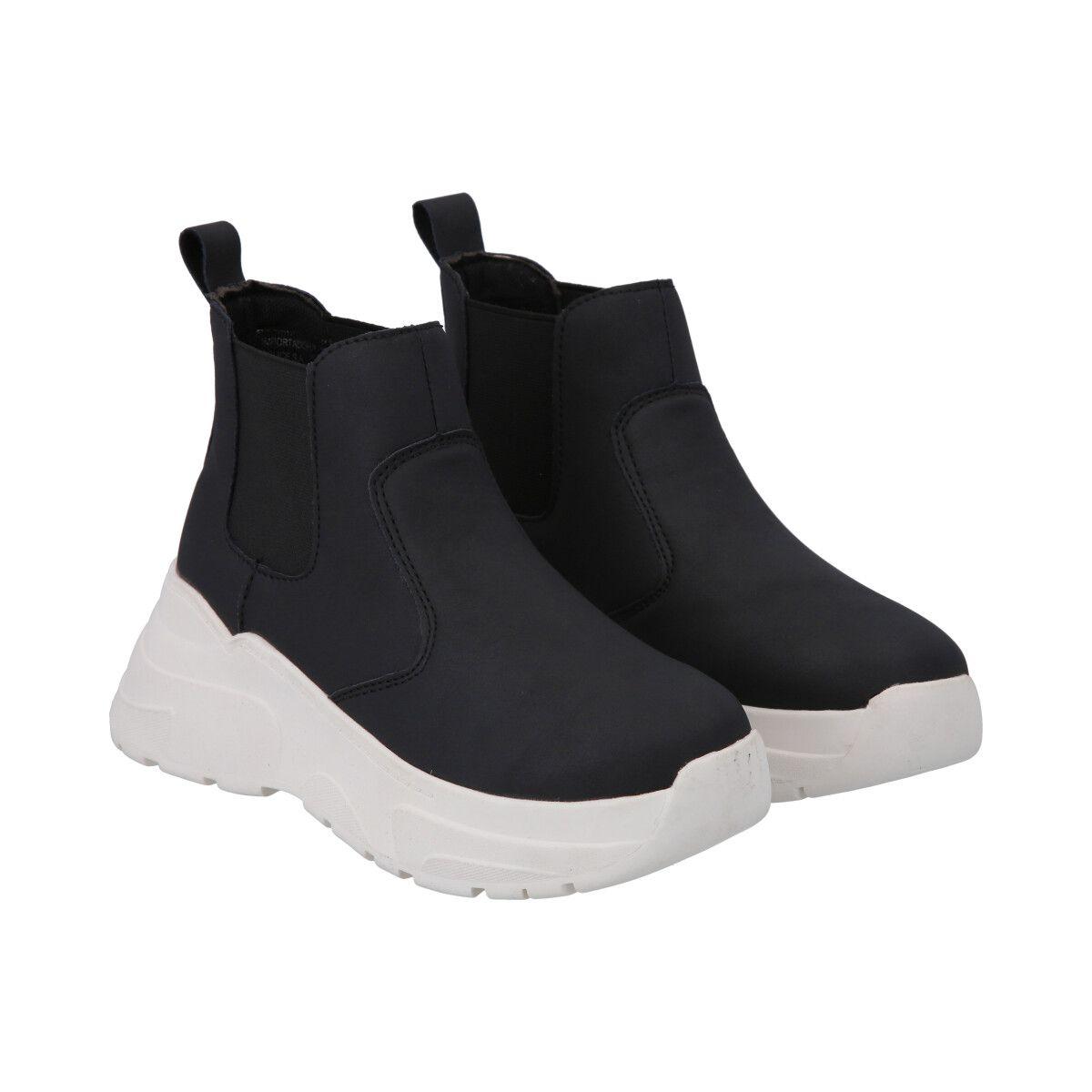 Botin Mujer Negro Dunkin Police-4