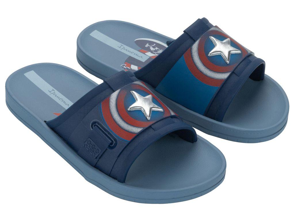 Sandalia Infantil Azul Capitan America Action Ipanema-2