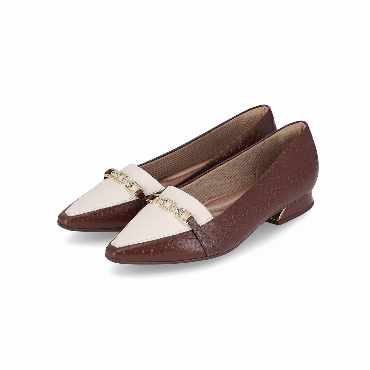 Zapato Mujer Chocolate/Natutal Silvia Piccadilly-3