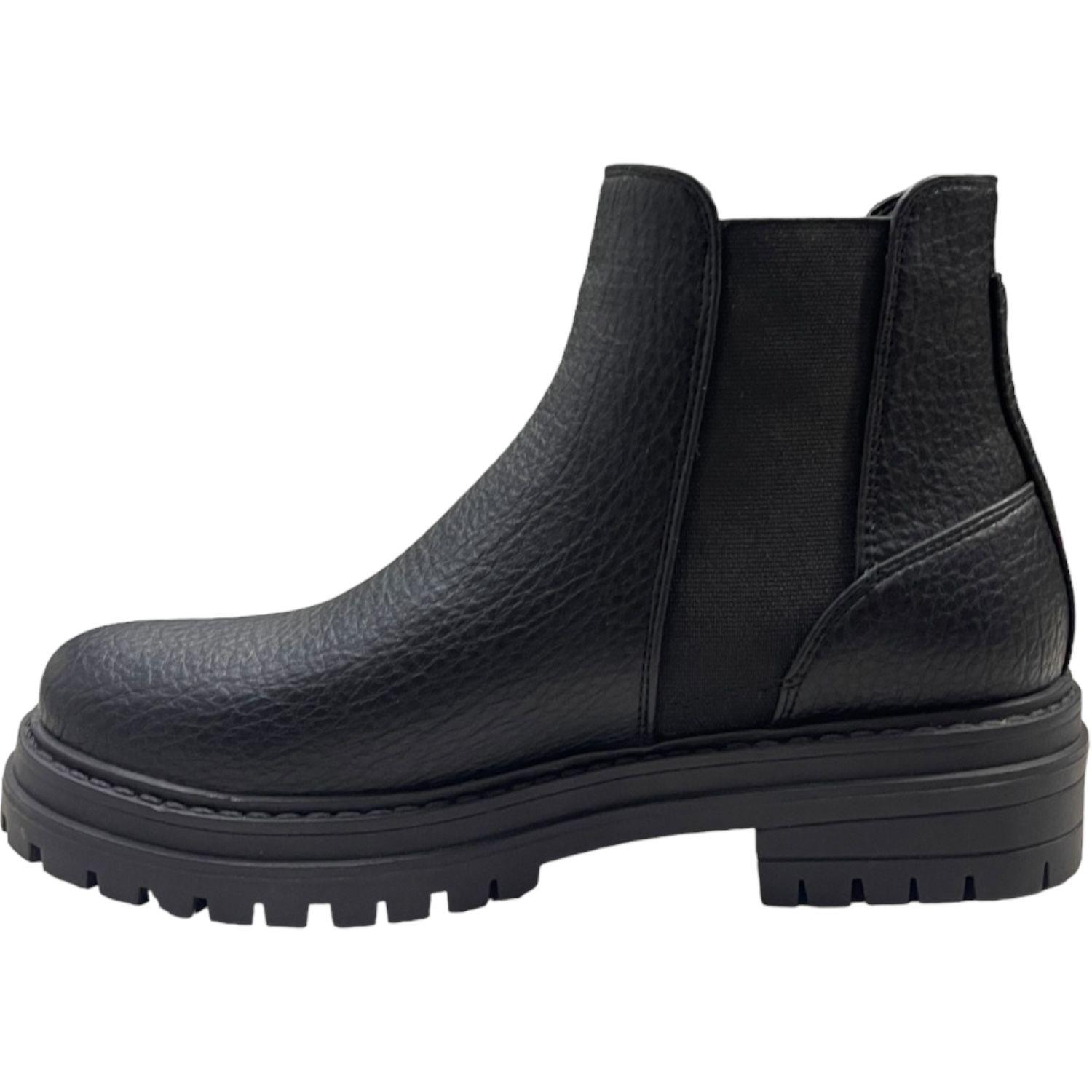 Botin Mujer Negro Roma Detogni-2
