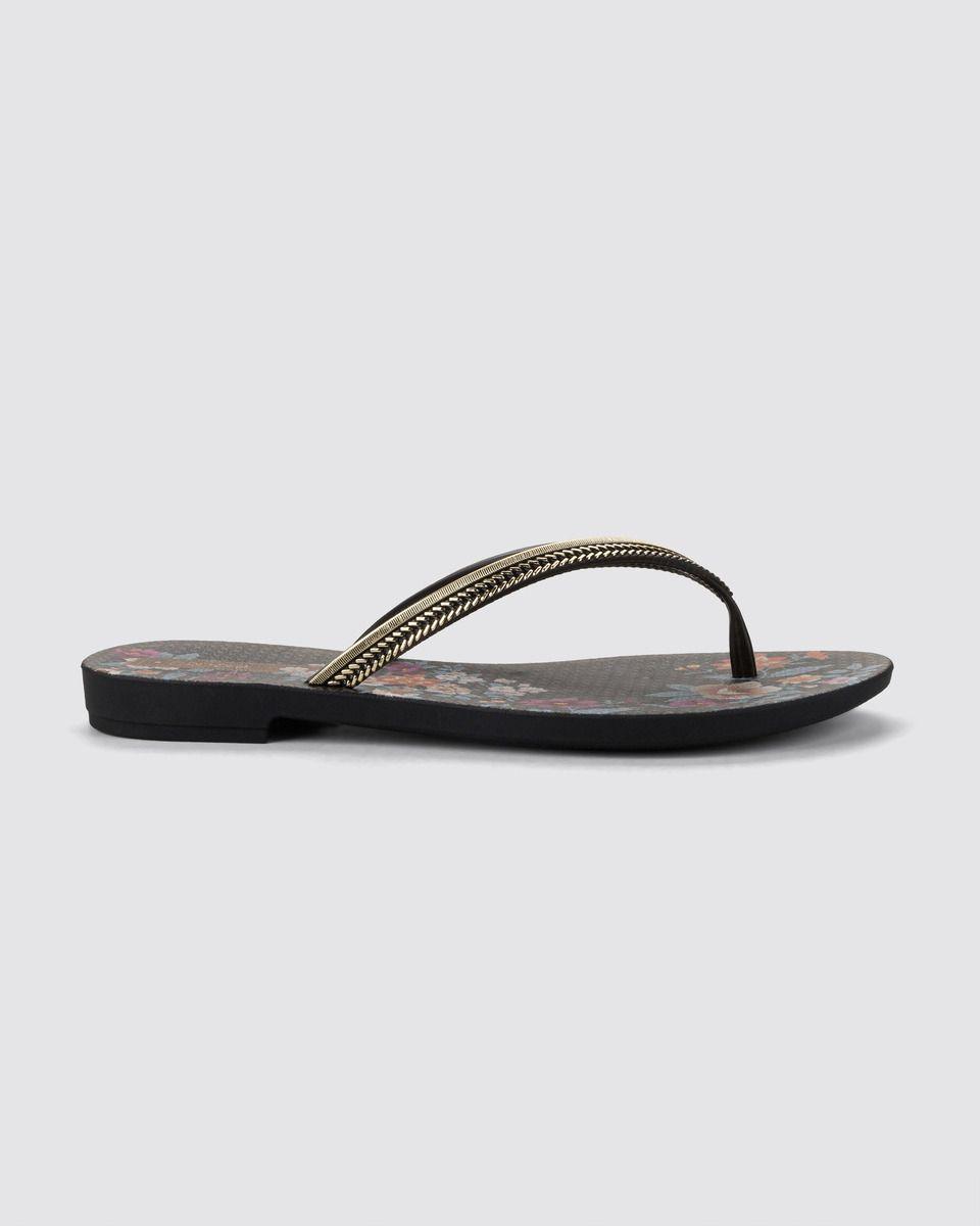 Sandalia Mujer Negro/Azul Acai Energy Grendha-3
