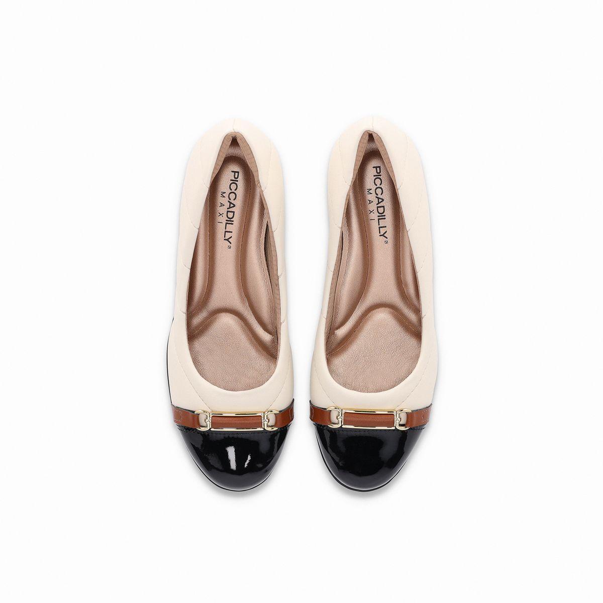 Zapato Mujer Negro/Crema Beth 93 Piccadilly-2