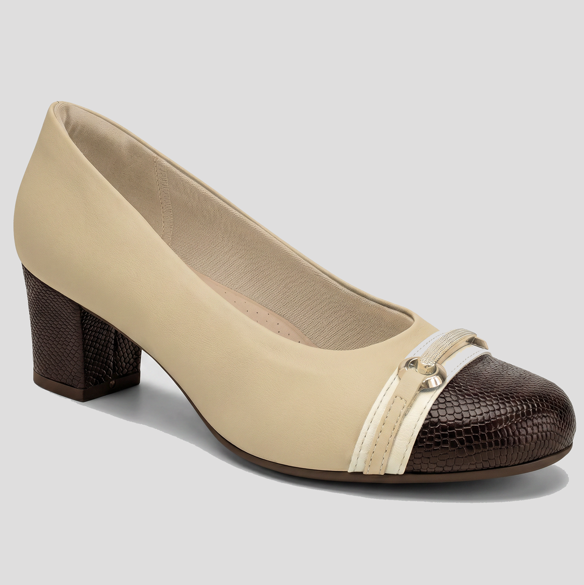 Zapato Mujer Nude/Chocolate Laura Piccadilly-2