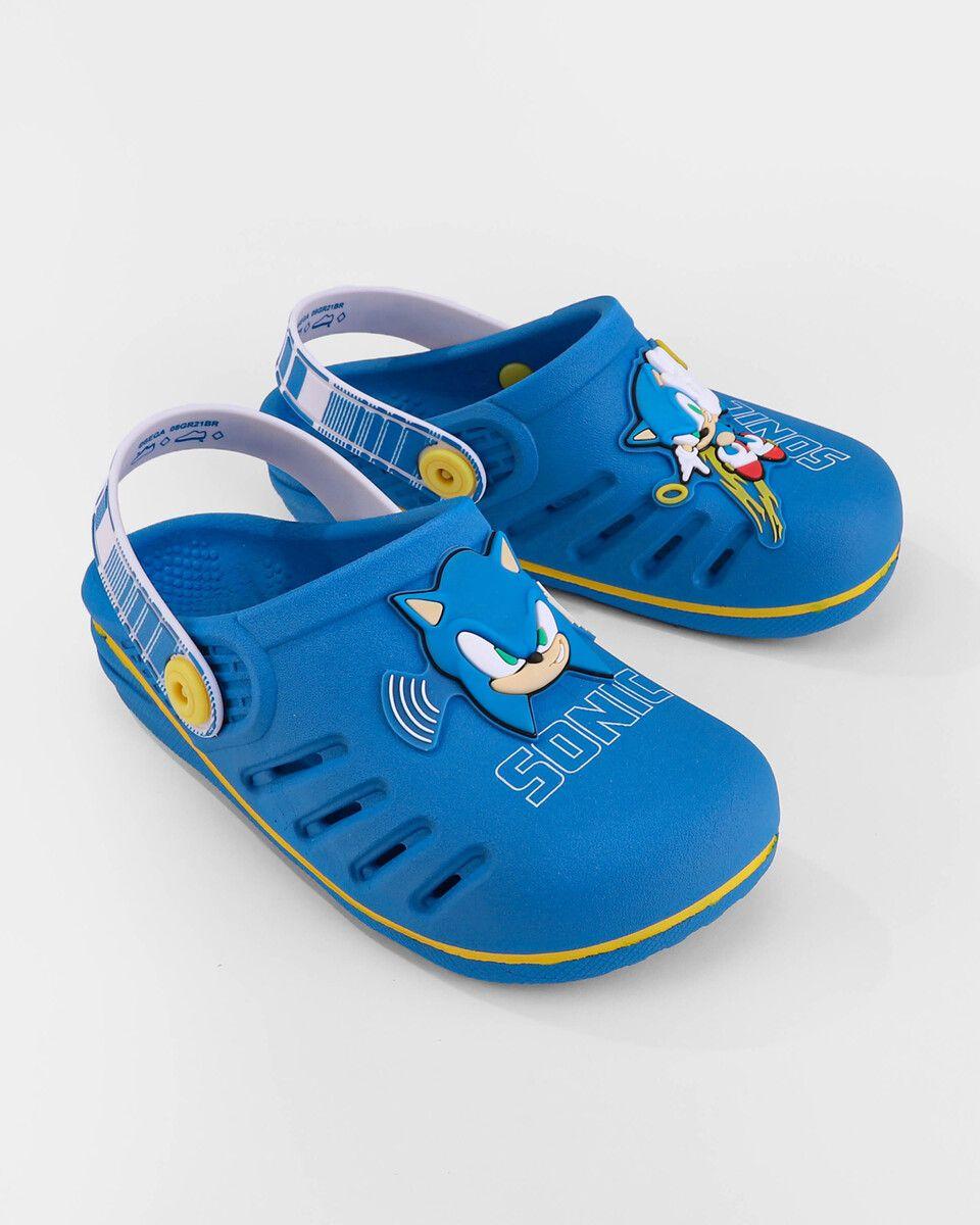Sandalia Infantil Azul/Blanco Sonic Speed Ipanema-0
