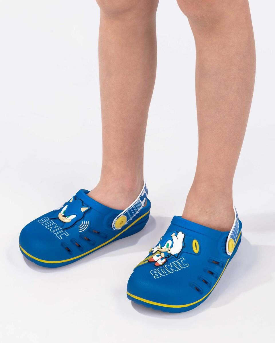 Sandalia Infantil Azul/Blanco Sonic Speed Ipanema-2