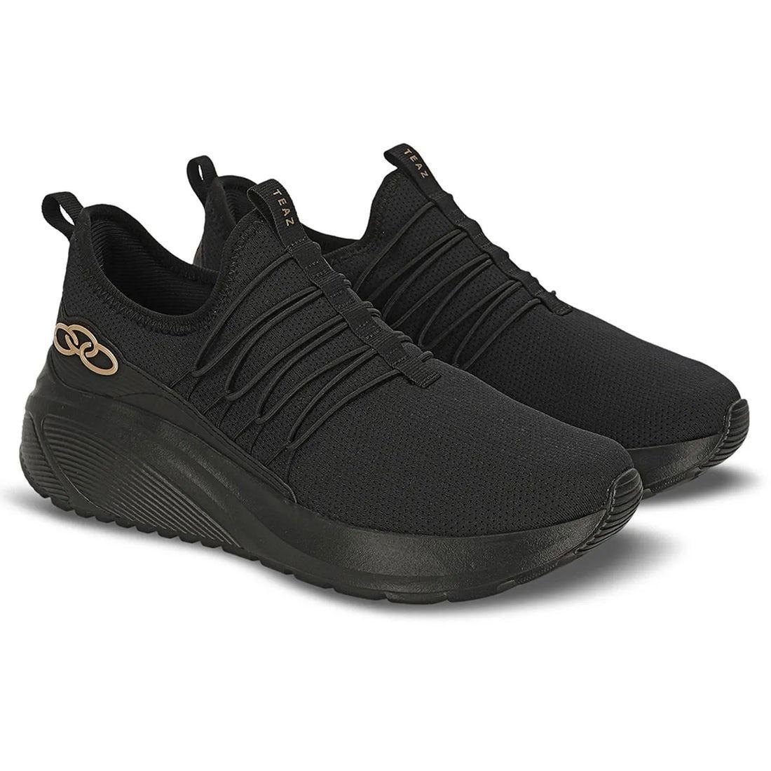 Zapatilla Mujer Teaz Negro-1
