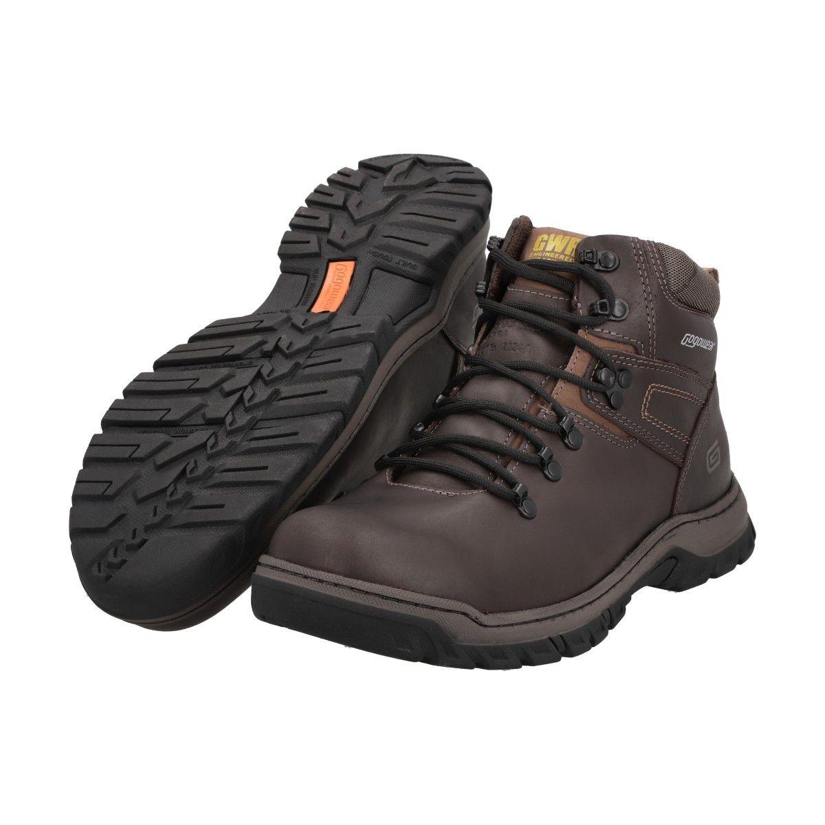 Botín Hombre Trekking Café Compass Gogowear-2