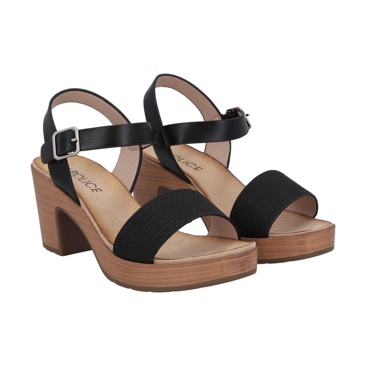 Sandalia Mujer  Negro Trixie 2 Police-4